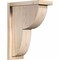 Ekena Millwork Crestline Smooth Corbel w/Backplate, Douglas Fir, 5 1/2"W x 12"D x 16"H COR06X12X16CRE01SDF - alternate 1